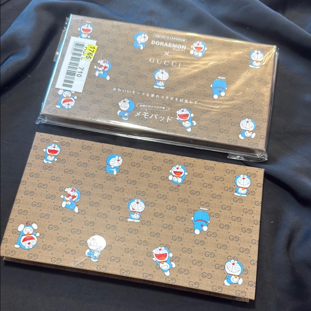 Gucci x Doraemon Brown Memo Pad